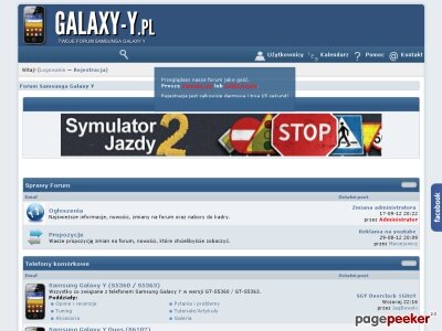 Szczegóły : Forum Samsunga Galaxy Y