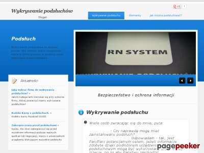 siteItem_details : Wykrywanie podsłuchów i ochrona informacji.