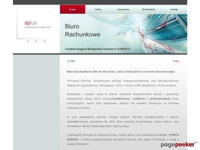 Szczegóły : Biuro Rachunkowe APLUS Września