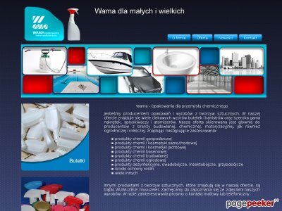 Szczegóły : wama-opakowania.eu - Producent butelek