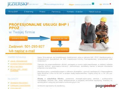 Szczegóły : Szkolenia BHP - bhpjezierski.pl
