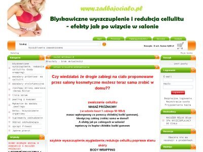 Szczegóły : zadbajocialo.pl
